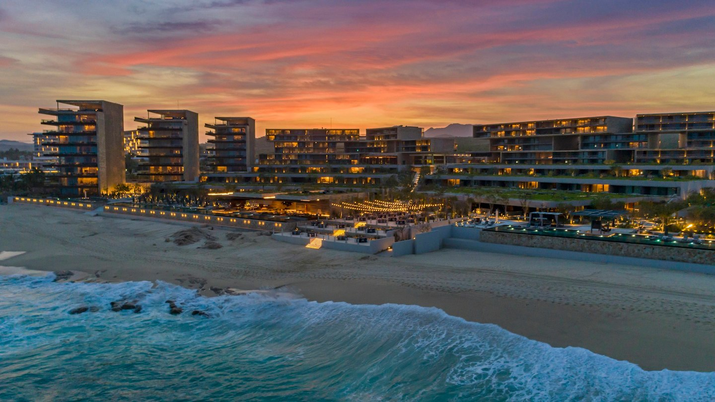 Sede en Los Cabos - Vista aérea al atardecer