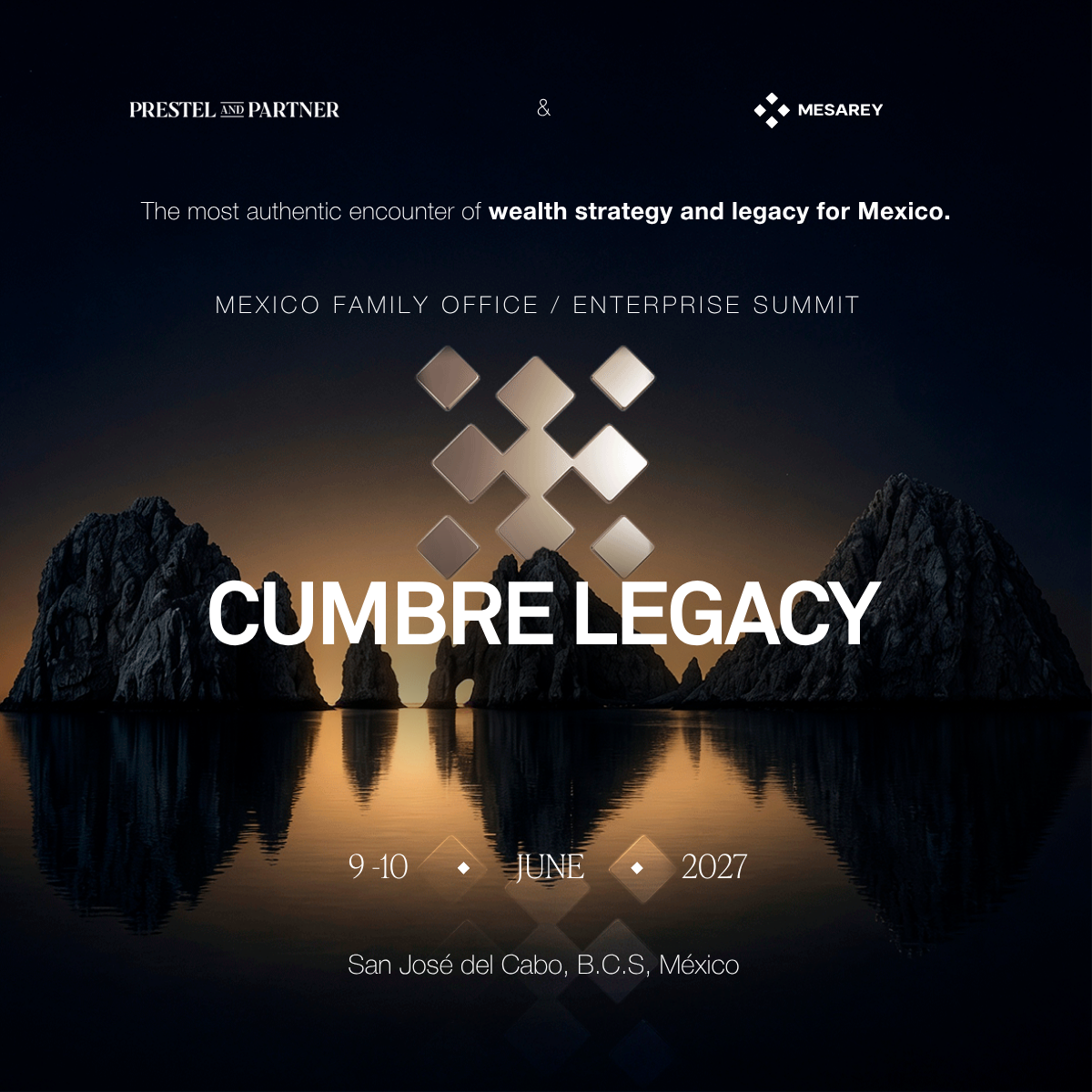 Official Cumbre Legacy 2027 invitation